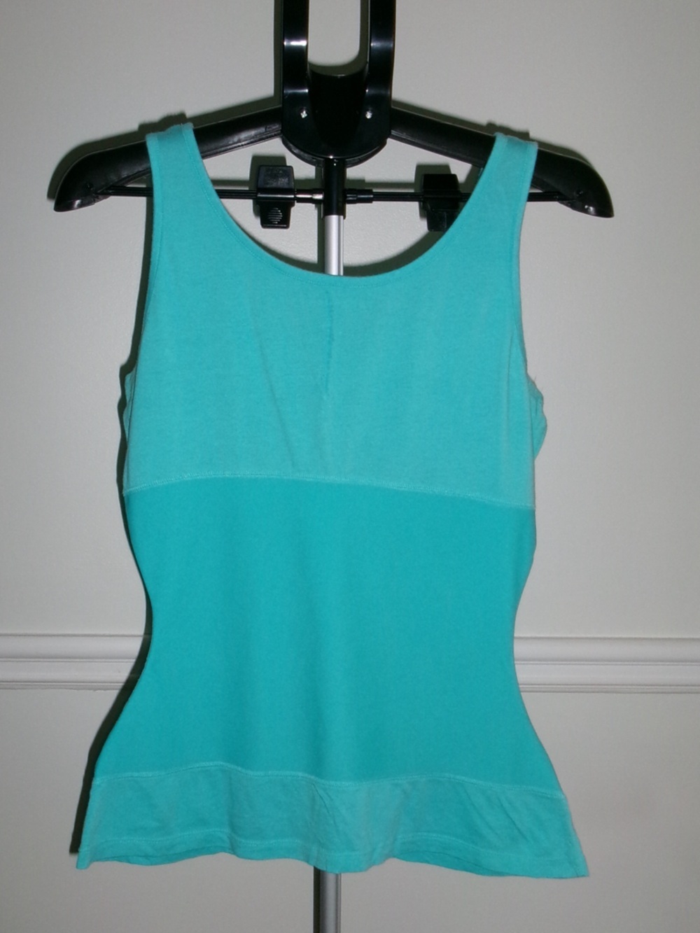 Teez-Her Turquoise Scoop Neck Tank Top - Picture 4 of 6